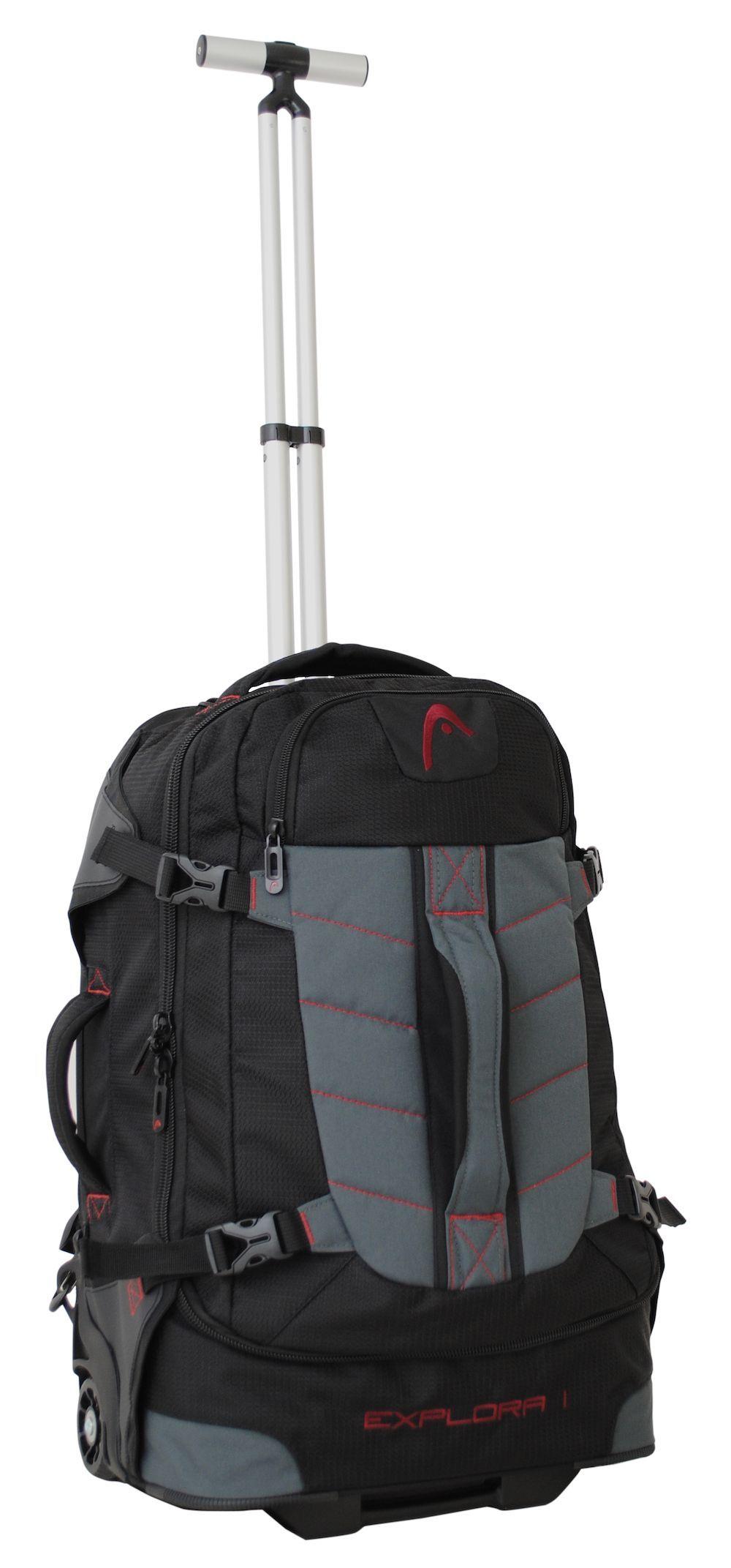 Bolso Mochila New Explora C/Ruedas Negro Head-0