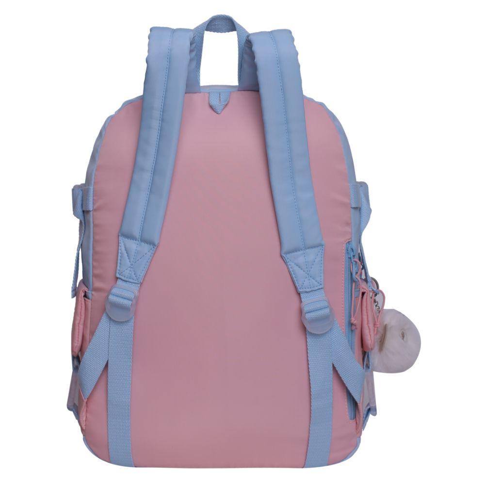 Mochila Mujer Fusion K-POP Glitter Celeste Head-5