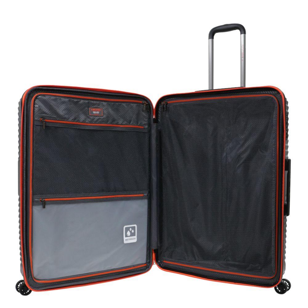 Maleta New Tokio L 23 Kilos Expandible TSA Gris Head-2