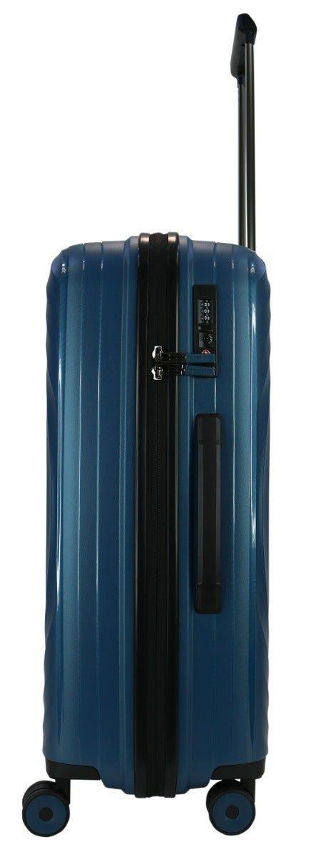 Maleta Zurich M Azul Metalico Head-3
