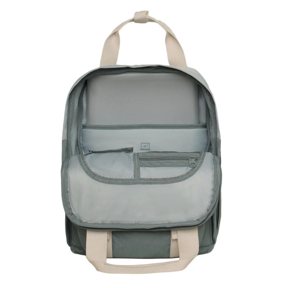 Mochila Mujer Moda Omega Bordado Menta Head-2