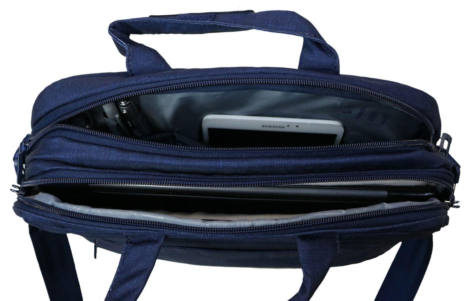 Maletín Pronet M Melange Portalaptop Azul Head-2