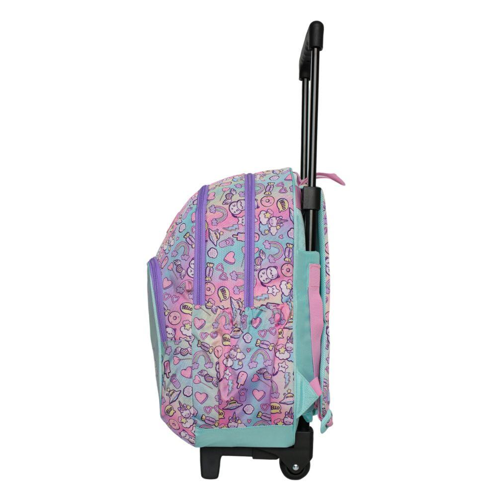 Mochila con Ruedas Infantil Chips Friend Multicolor Head-3