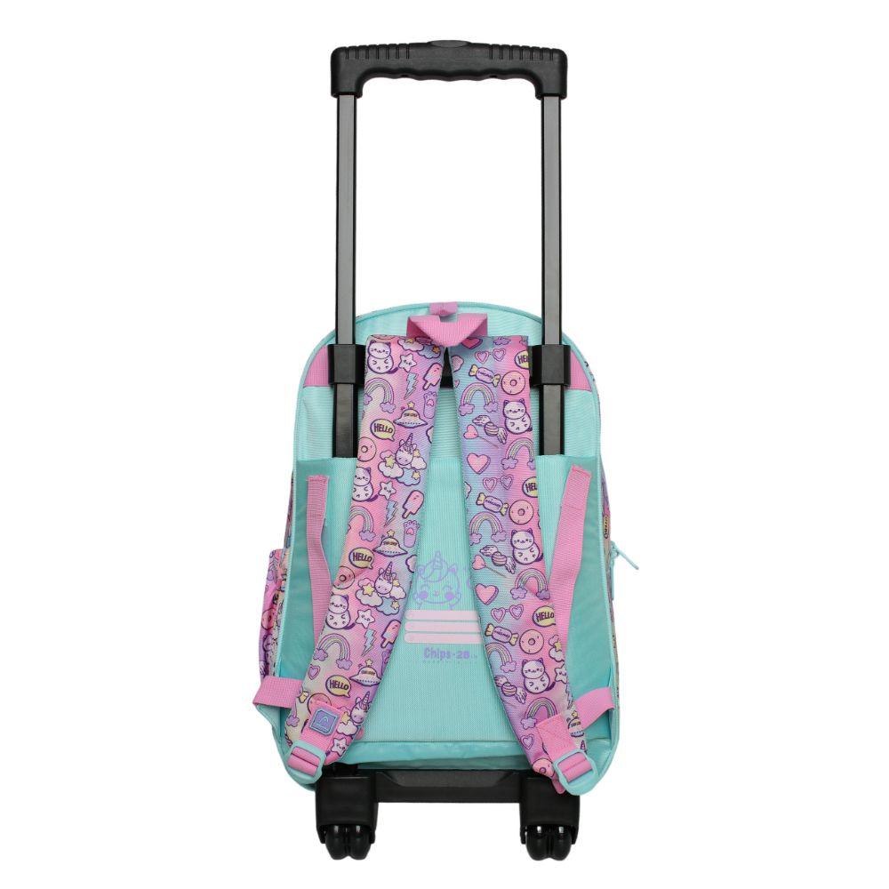 Mochila con Ruedas Infantil Chips Friend Multicolor Head-4