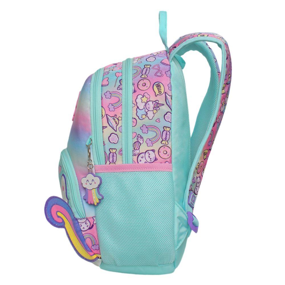 Mochila Infantil Niña Gum Cat Faded Multicolor Head-3
