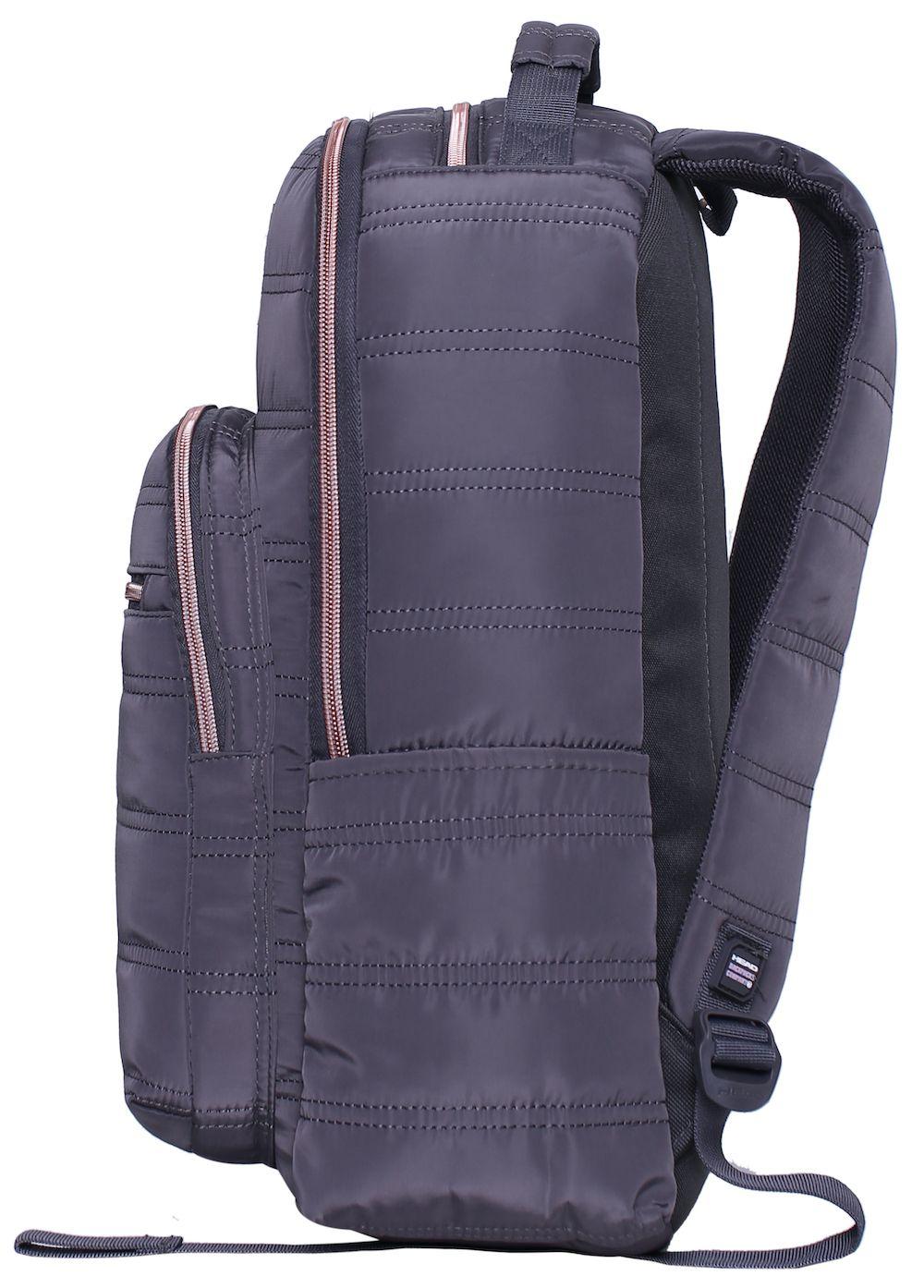 Mochila Capri New Quilt Gris Head-3
