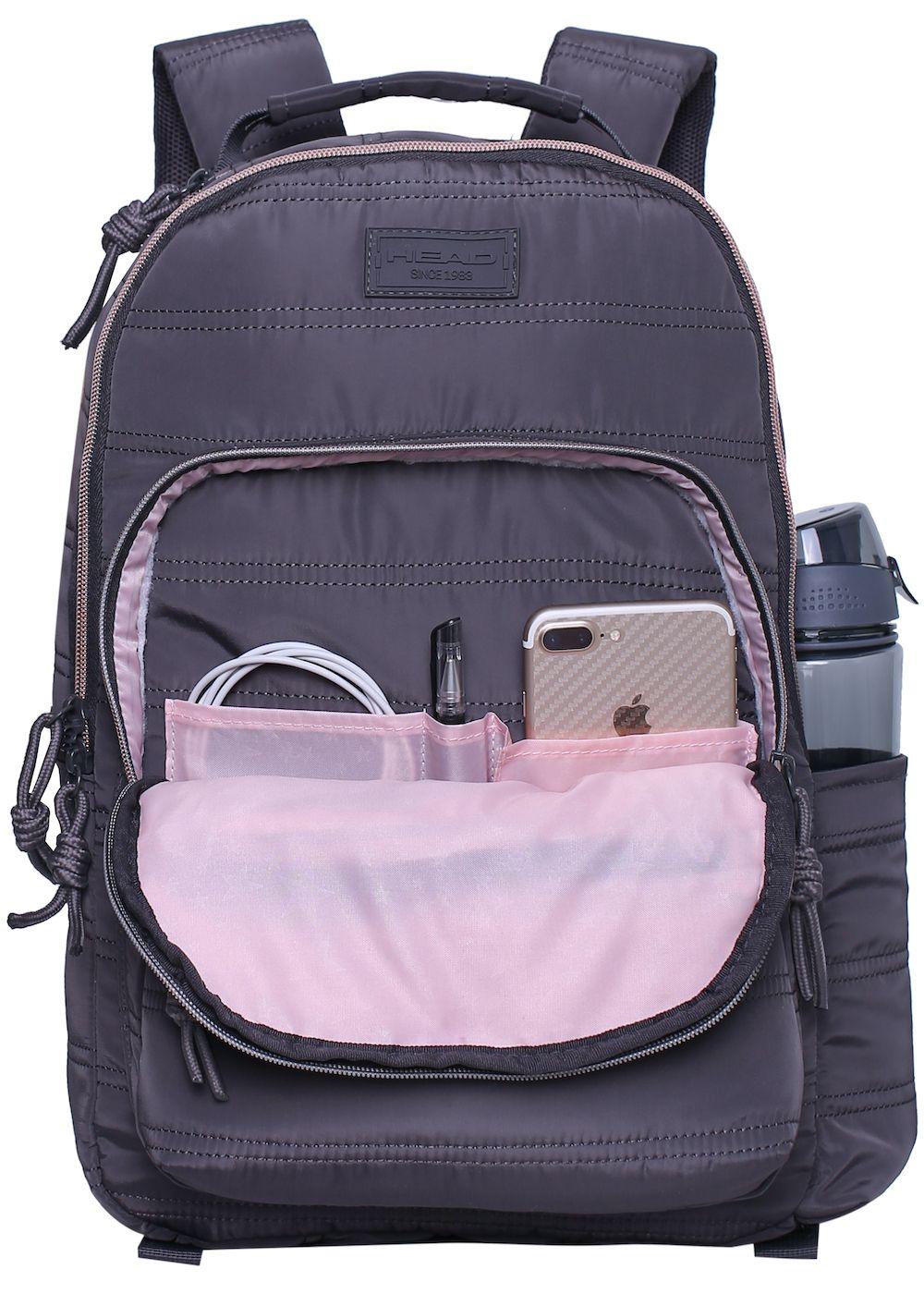 Mochila Capri New Quilt Gris Head-5