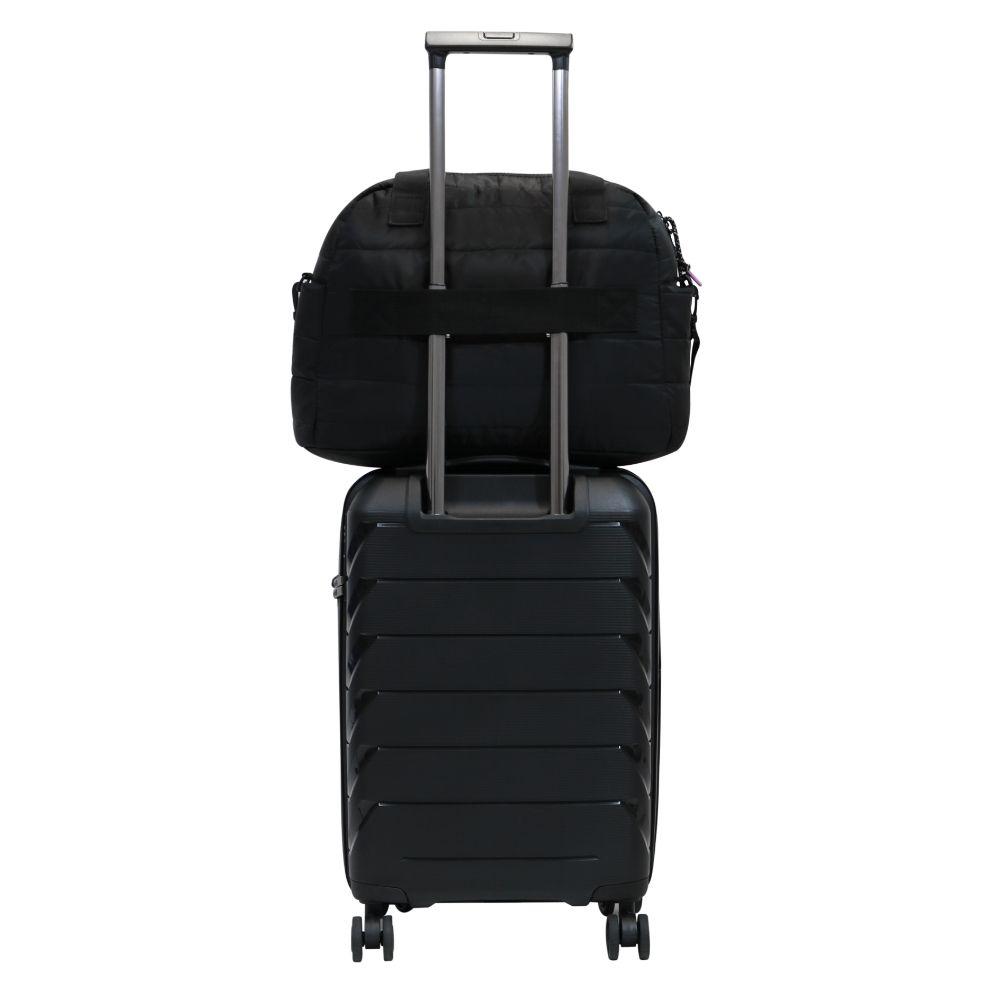 Bolso Mujer Buda Microfibra 33 Lts Negro Head-5