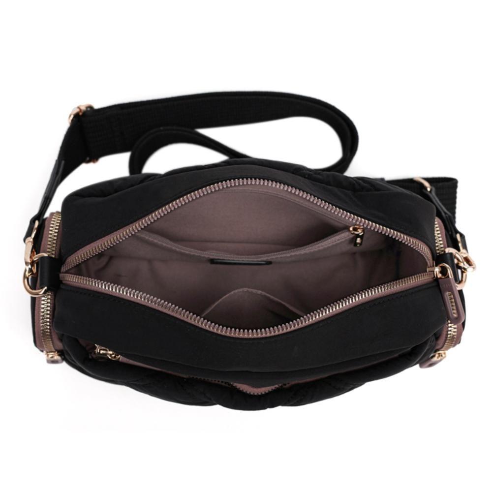 Bandolera Casual Mujer Bianca Negro Calu-3