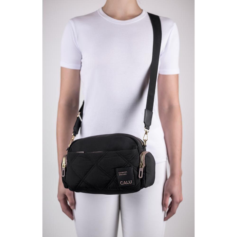 Bandolera Casual Mujer Bianca Negro Calu-6
