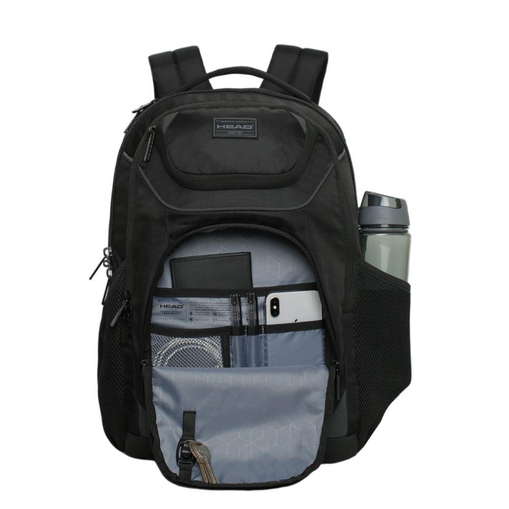 Mochila Grande Xpander Negro Notebook Head-2
