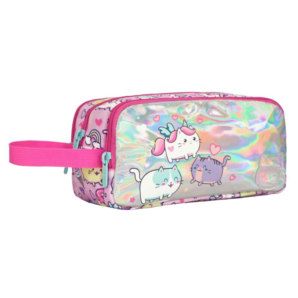 Estuche Grande Atos Kawai Cat Lila Head-0