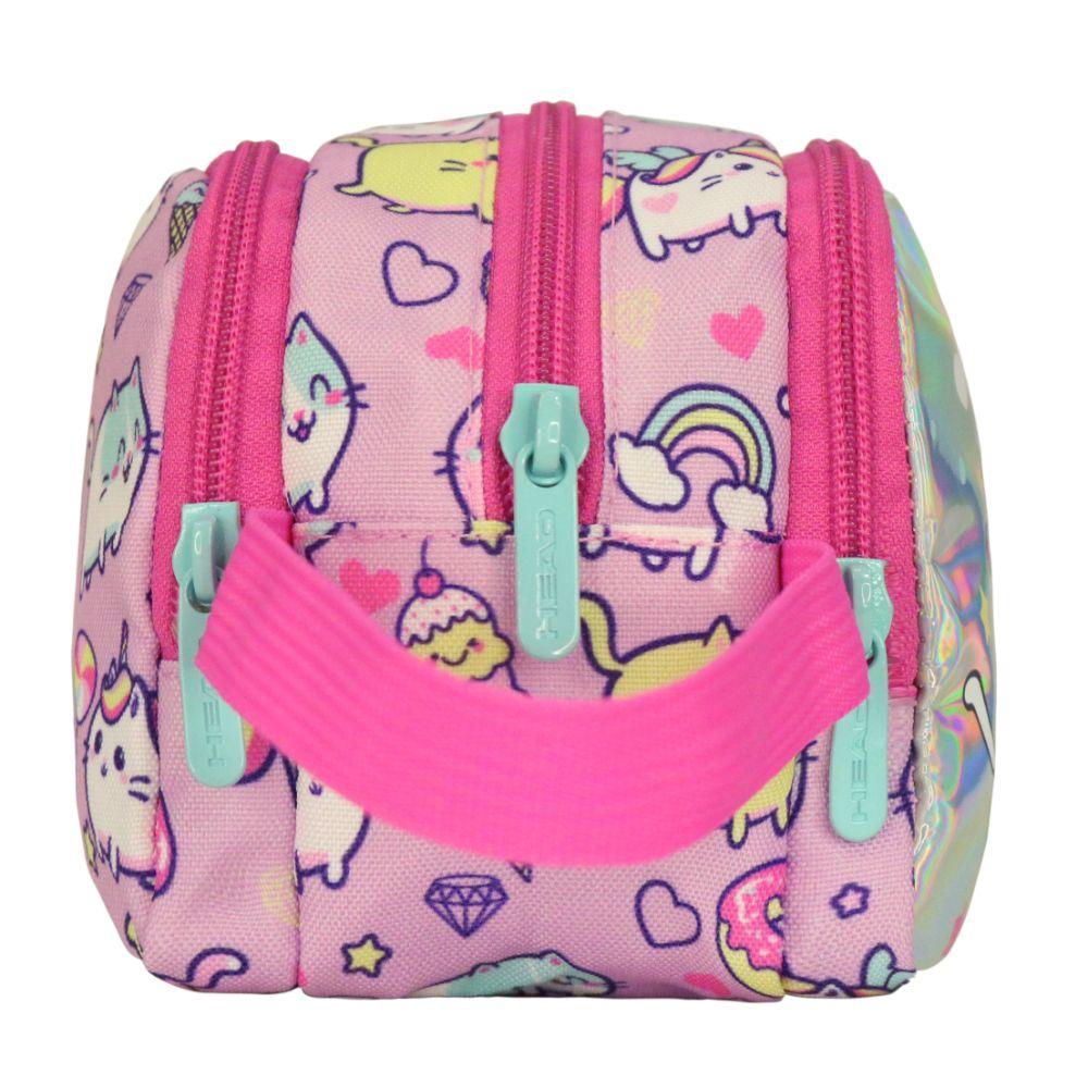 Estuche Grande Atos Kawai Cat Lila Head-2