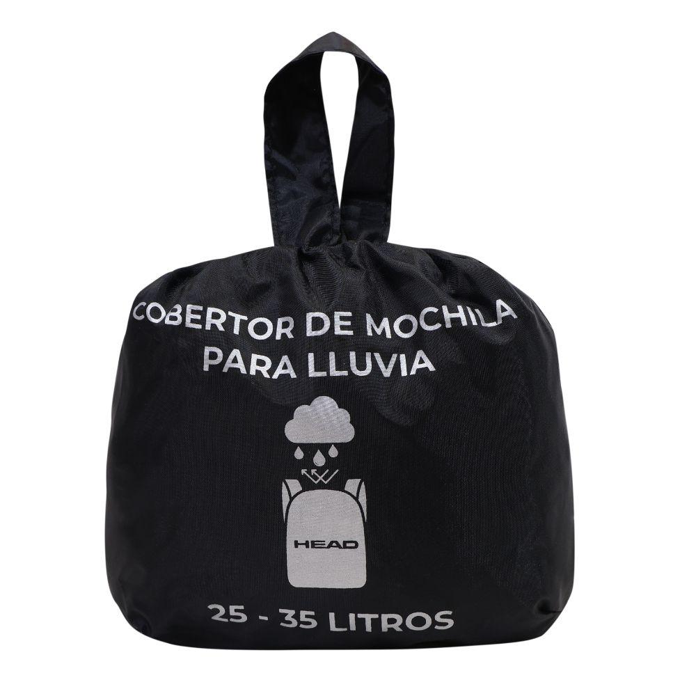 Cobertor Lluvia Reflectante Cubre Mochila Rain Negro Head-3