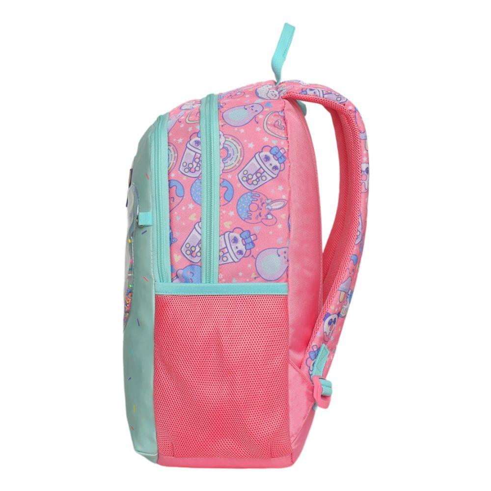 Mochila Infantil Niña Bionica Sweet Candy Rosado Head-4