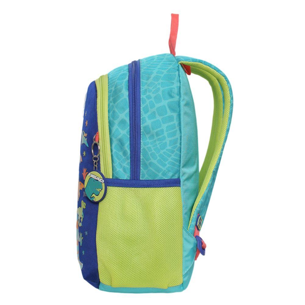 Mochila Infantil Niño Bionica Mix Dinos Azul Head-4