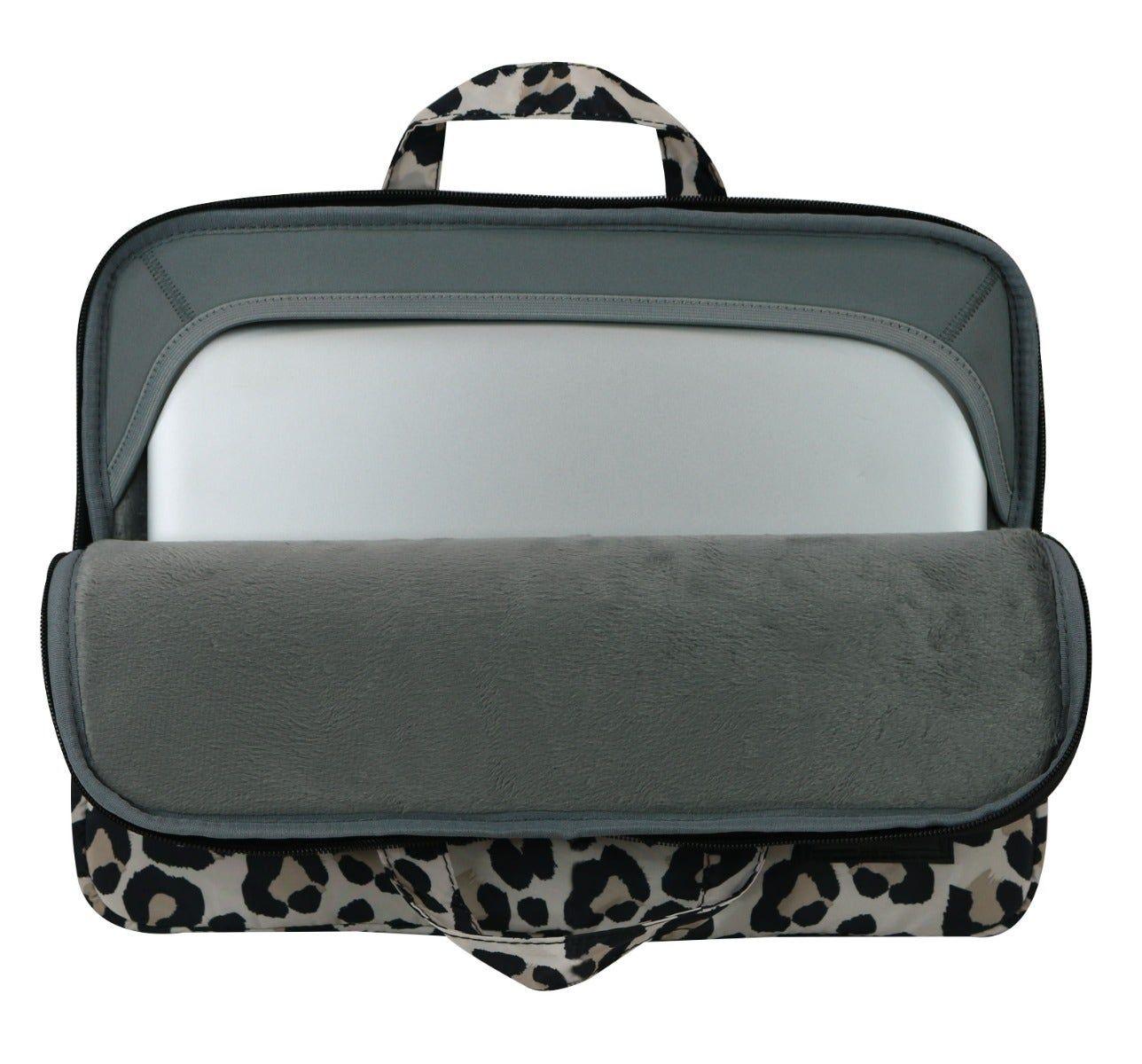 Funda Laptop Bit 14" Animal Print Beige Head-3