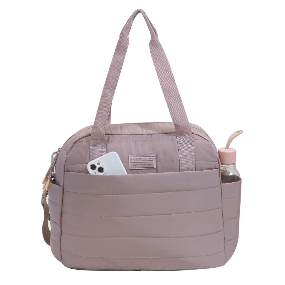 Bolso Mujer Buda Microfibra 33 Lts Malva Head-2