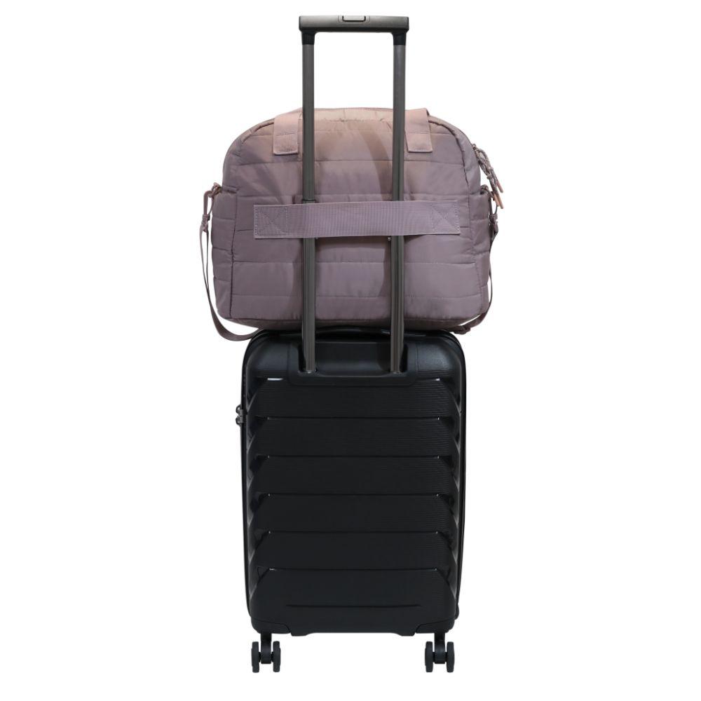Bolso Mujer Buda Microfibra 33 Lts Malva Head-5