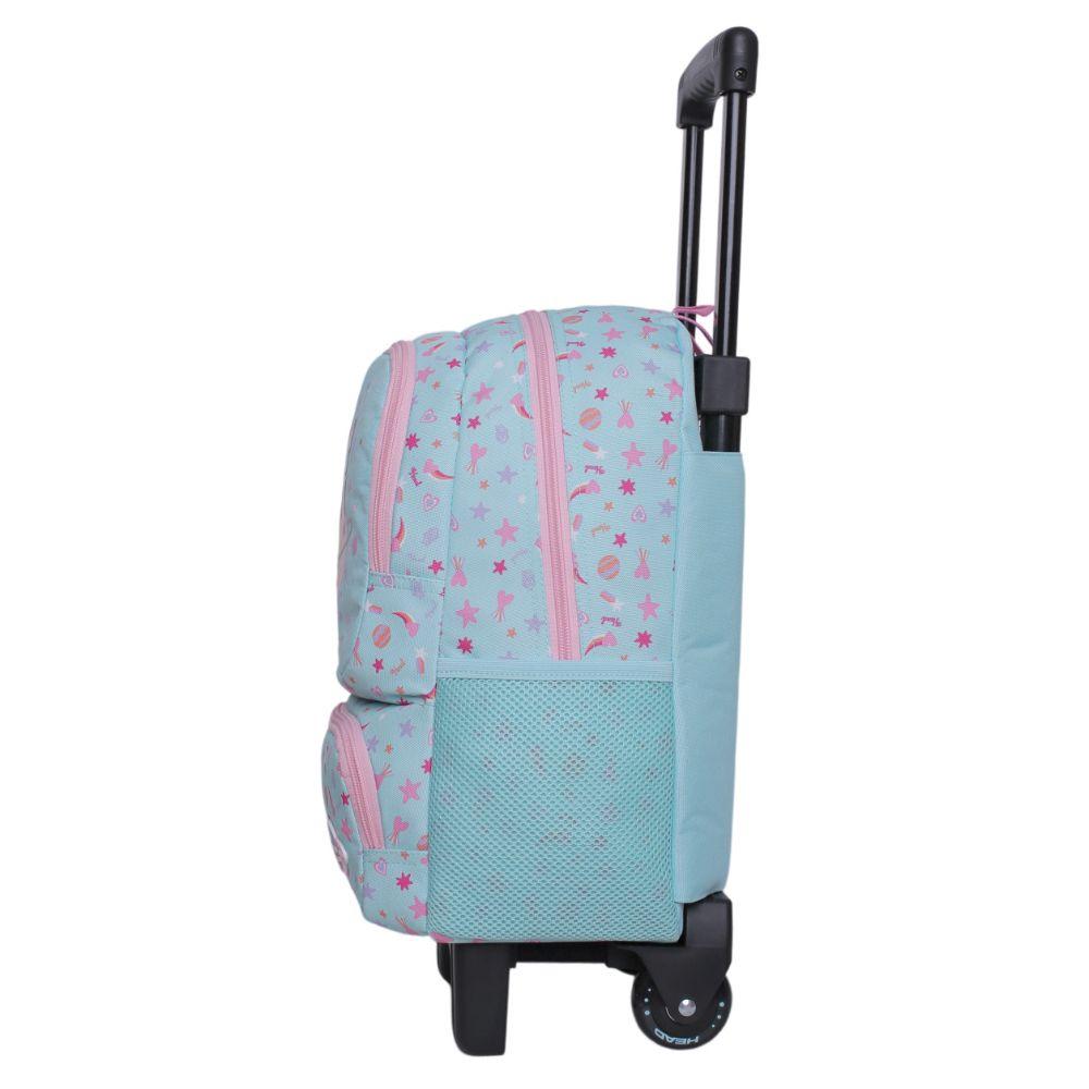 Mochila con Ruedas Pequeña Winner Pegaso Menta Head-3