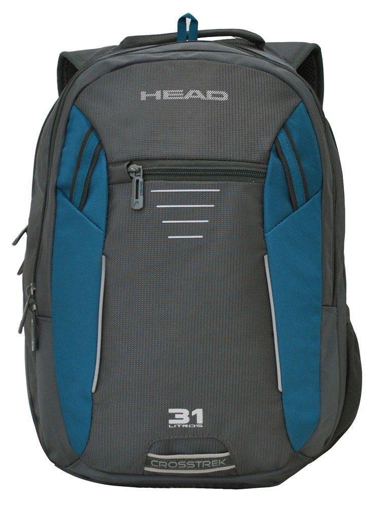 Mochila Tecnología Crosstrek Gris Turquesa Head   -1
