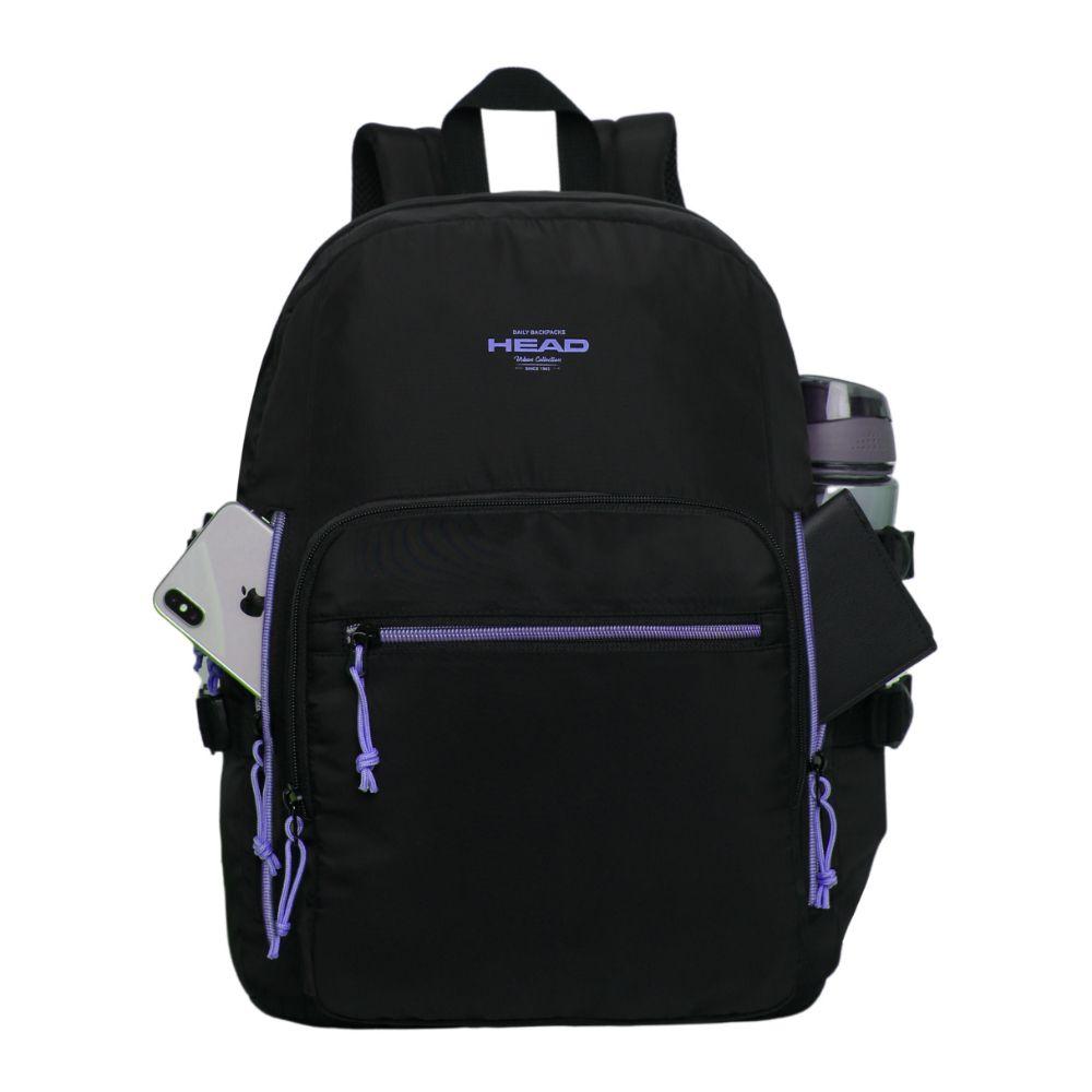 Mochila Mujer Kona Negro Lila Head-1