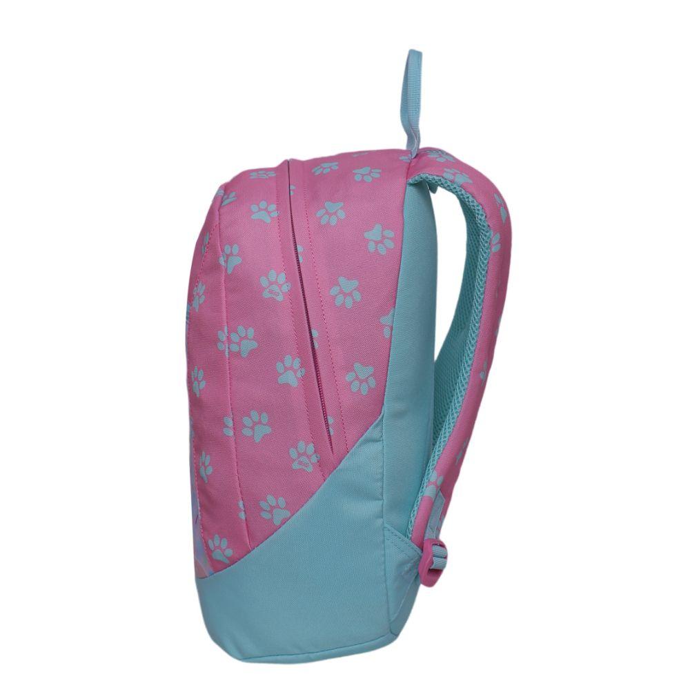 Mochila Escolar Khalessi Dog Huellitas Rosado Head-2