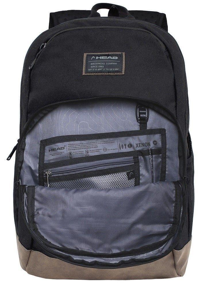 Mochila Xenon Negro Cafe Head   -3