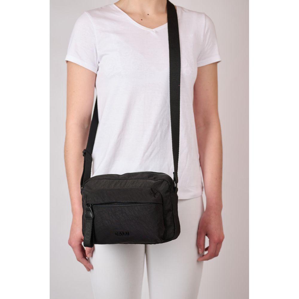 Cartera Bandolera Adele Animal Print Negro Calu-6