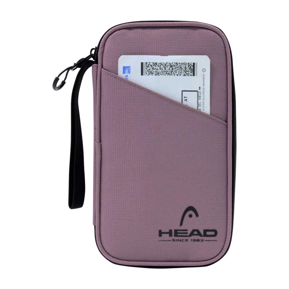 Porta Pasaporte Organizador Documentos Miles Rosado Head-2