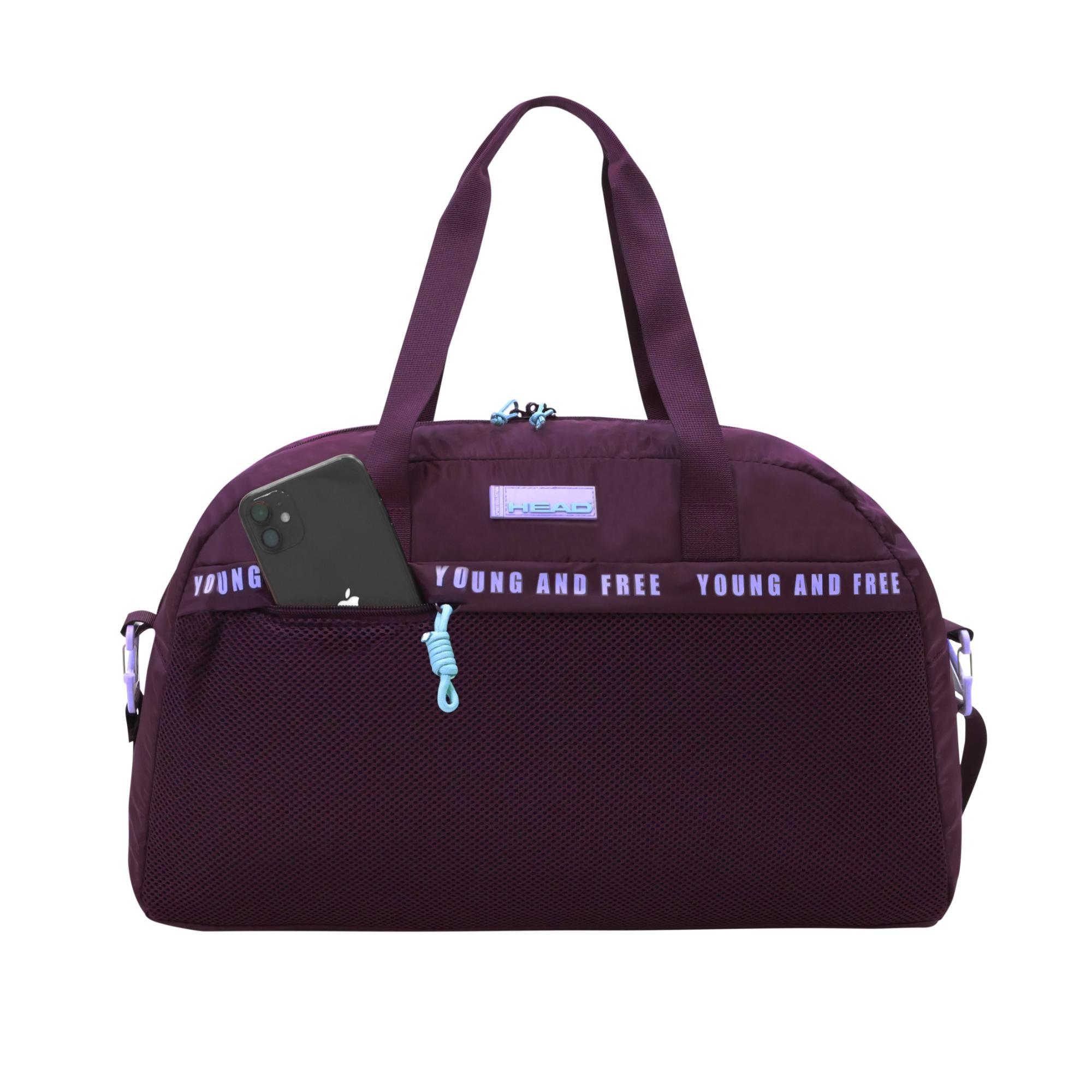 Bolso Deportivo Gym Mujer Pilates Burdeo Head-2