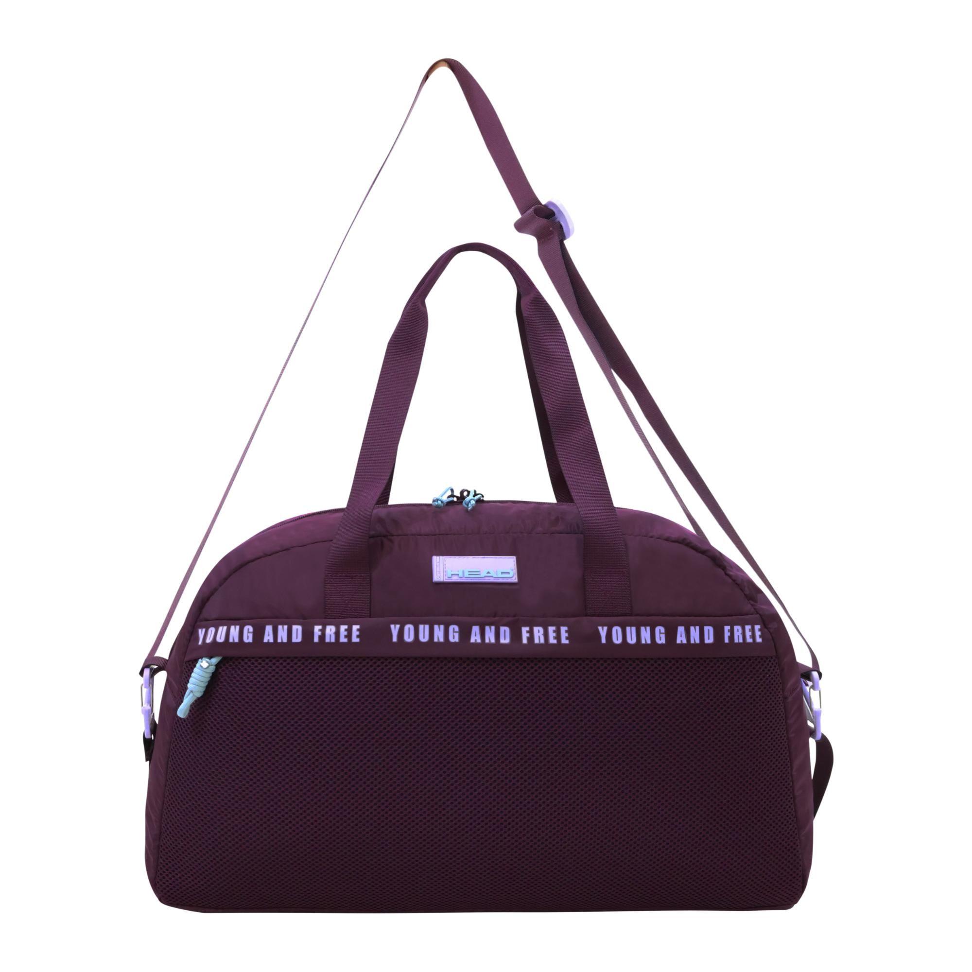 Bolso Deportivo Gym Mujer Pilates Burdeo Head-3