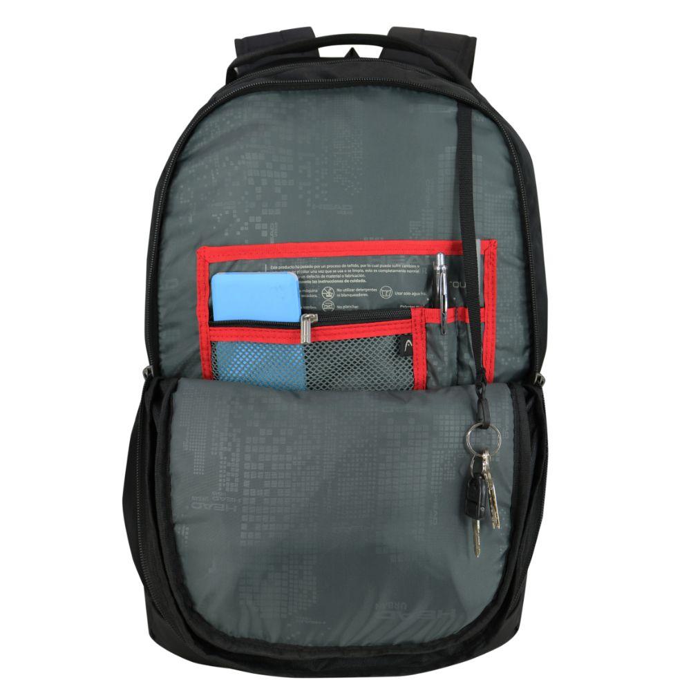 Mochila Ejecutiva Notebook Stout Reverse Negro Head-3