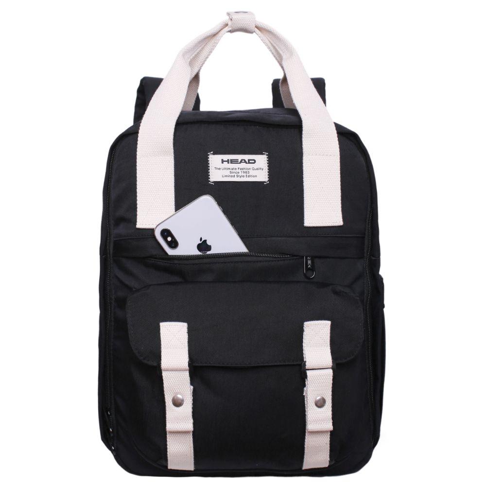 Mochila Fashion Omega Negro Head-1