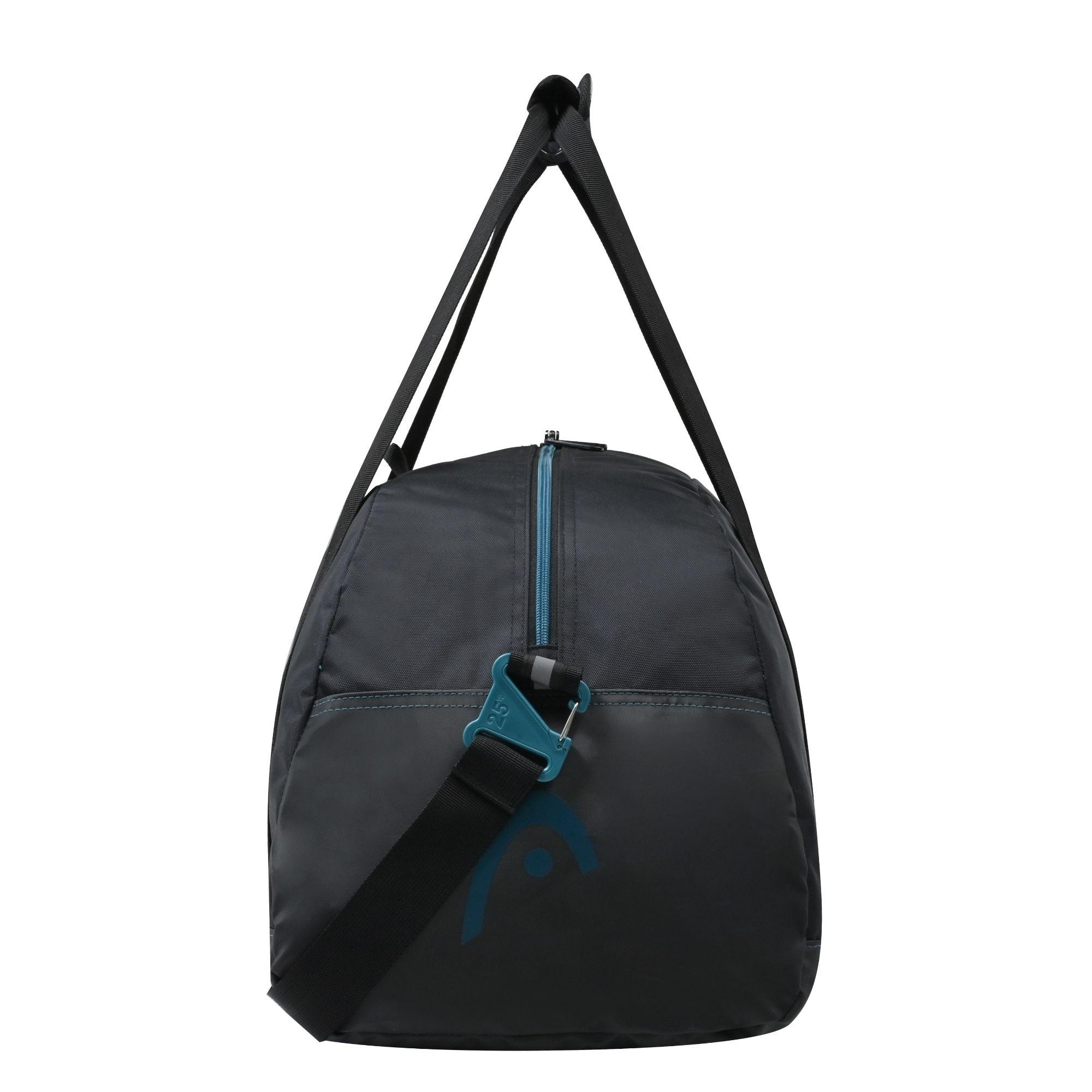 Bolso Deportivo Pilot 55 Gris Petroleo Head-3