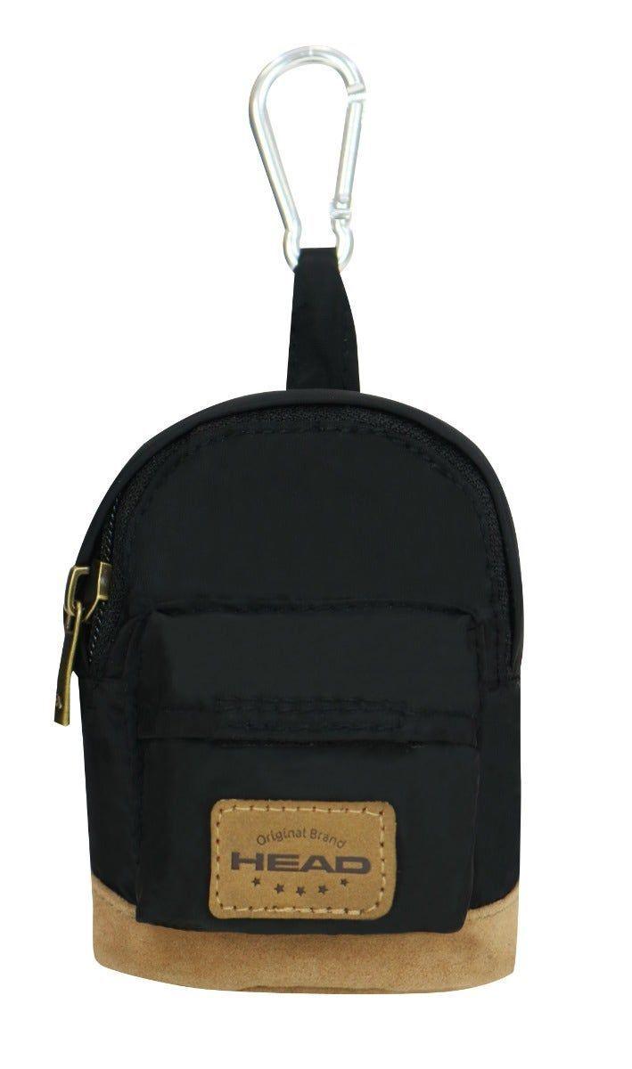 Mini Mochila Negra Head-1