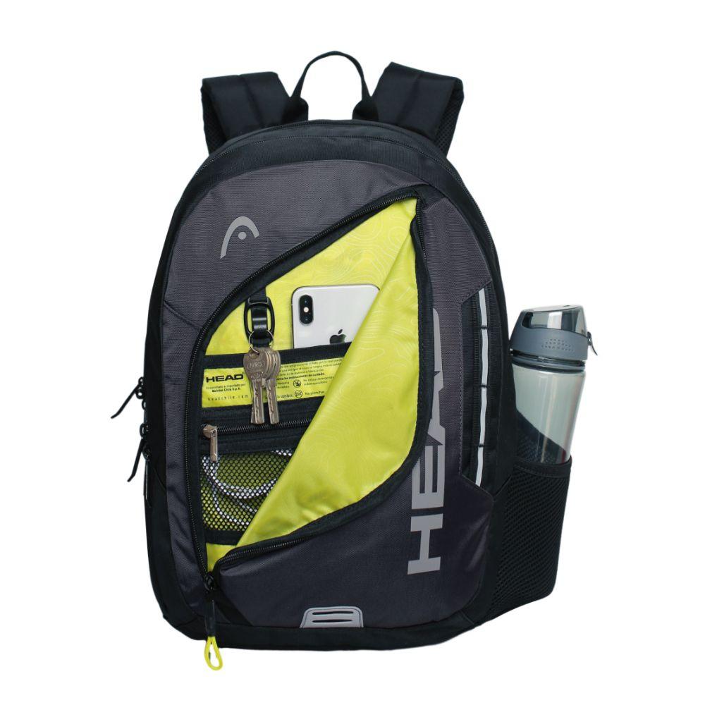 Mochila Notebook Spider Gris Head-2