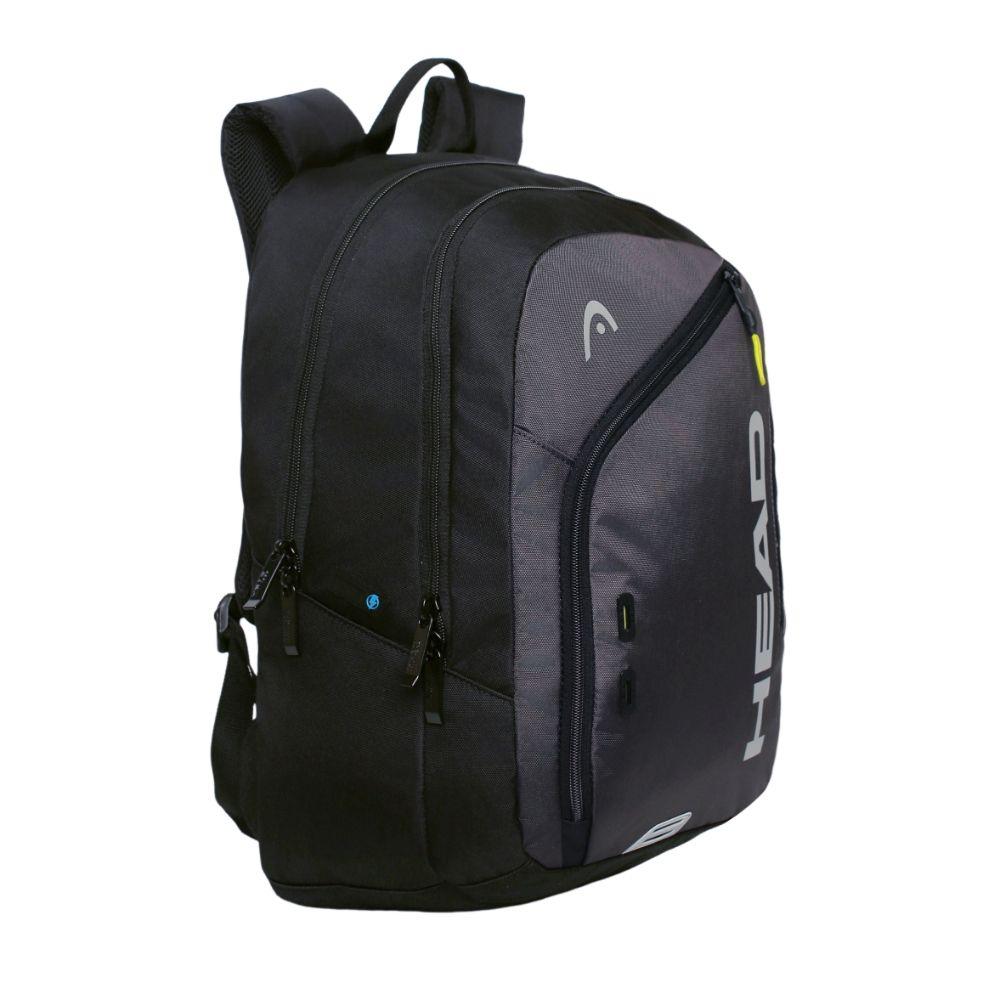 Mochila Notebook Spider Gris Head-4