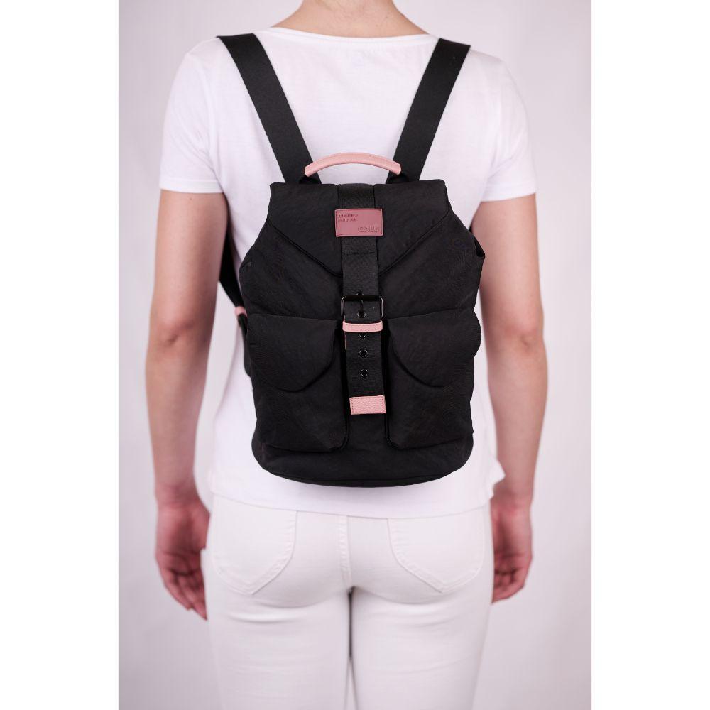 Mochila Franka Moda Negro Calu-5