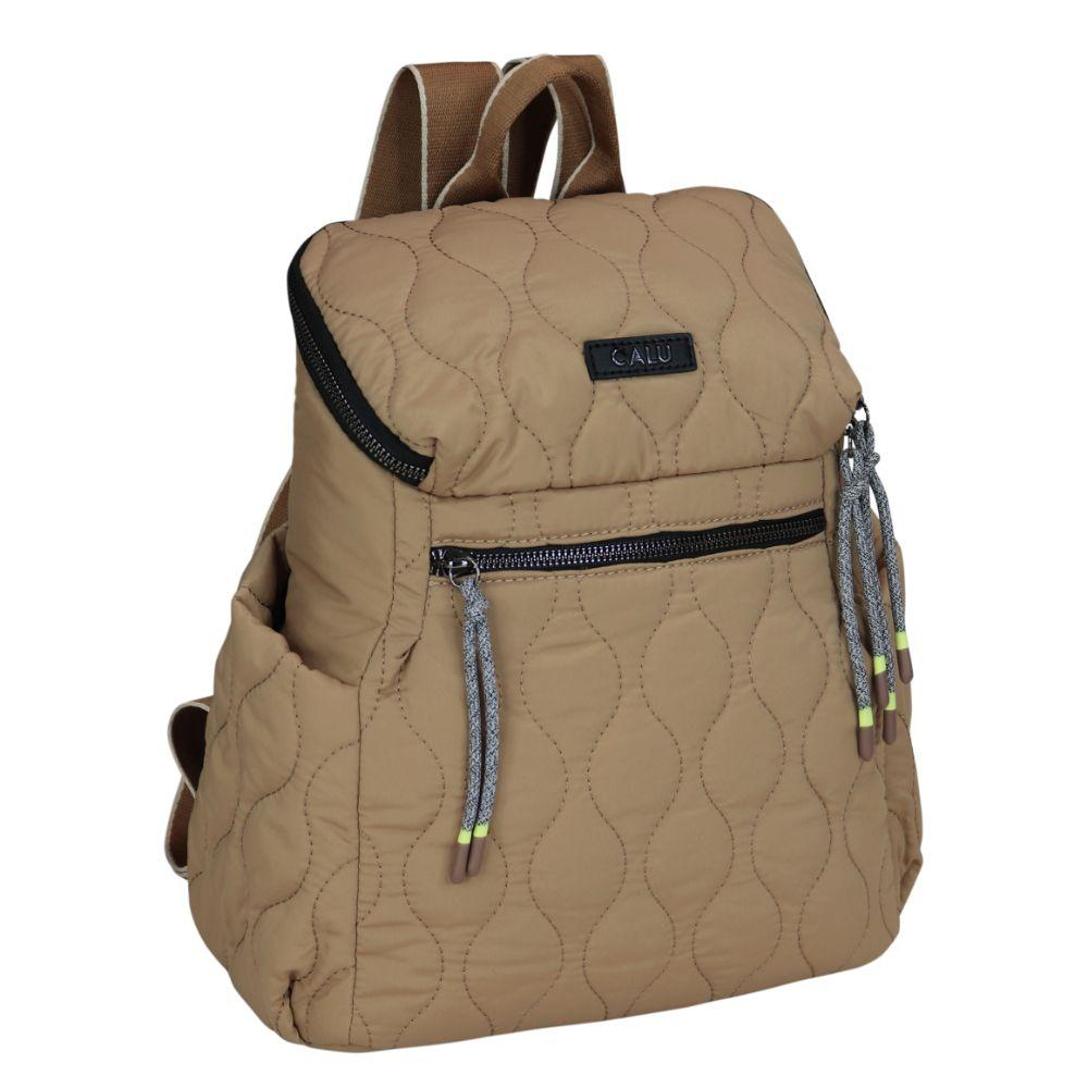 Mochila Gran Apertuta Gracia Beige Calu-0