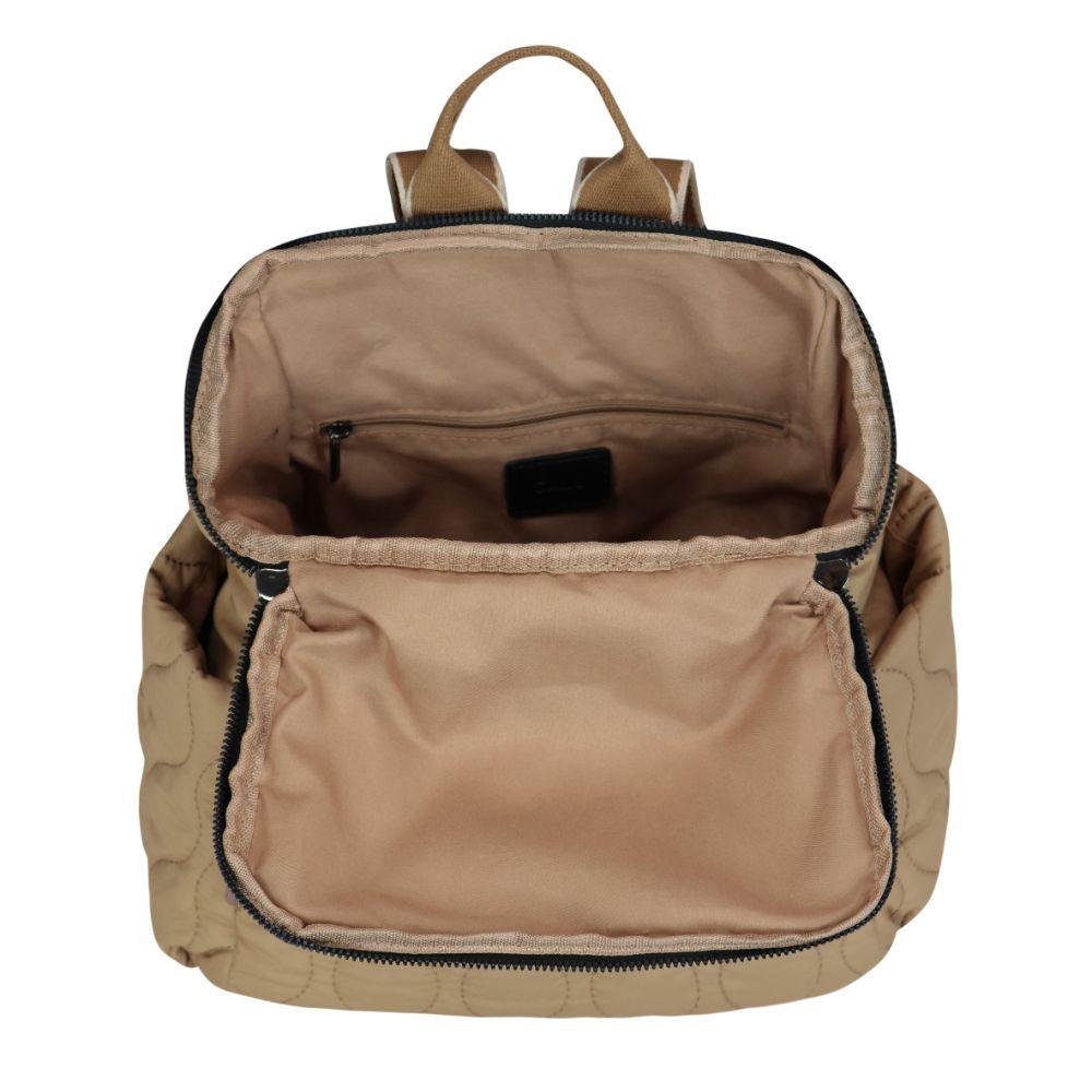Mochila Gran Apertuta Gracia Beige Calu-2