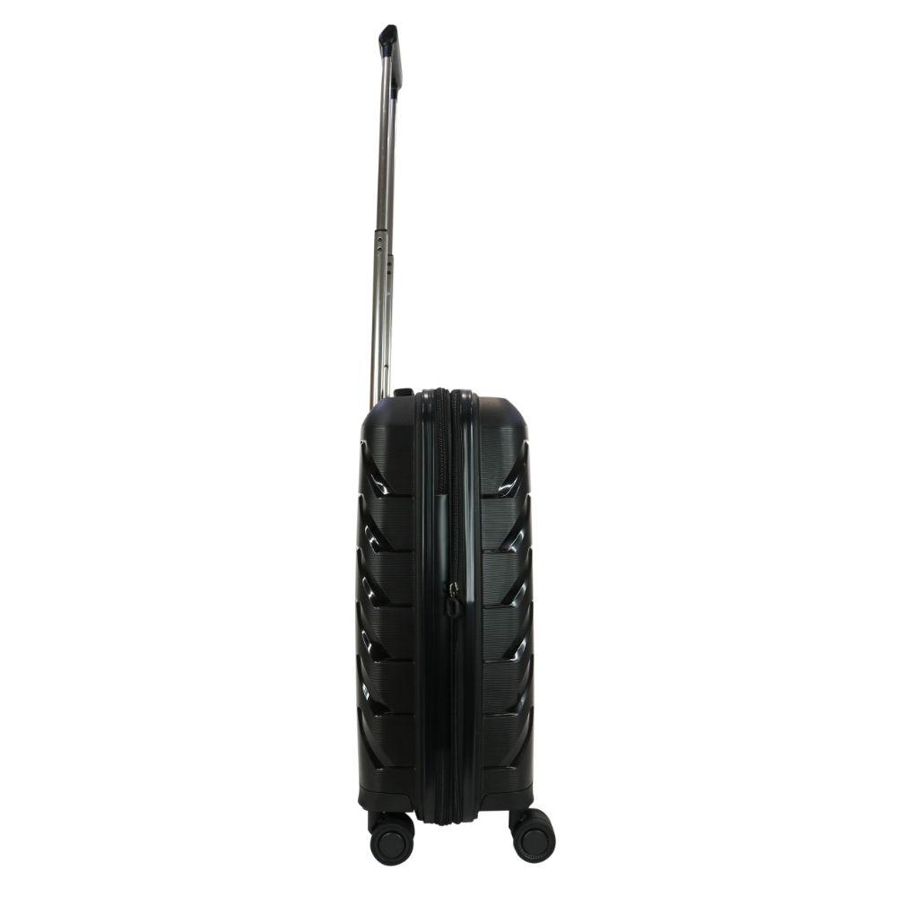 Maleta Cabina Ucrania S Expandible TSA Negro Head-2