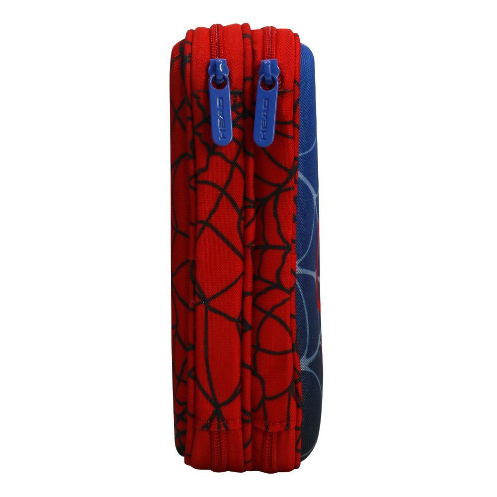 Estuche Infantil Niño Rígido Box Araña Rojo  Head-4