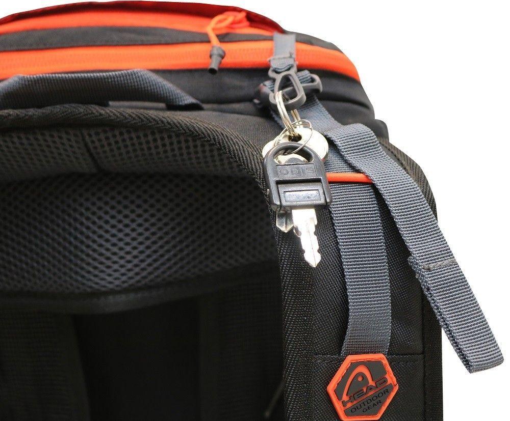 Mochila Outdoor Camping Puyehue 45 Negra Head  -1