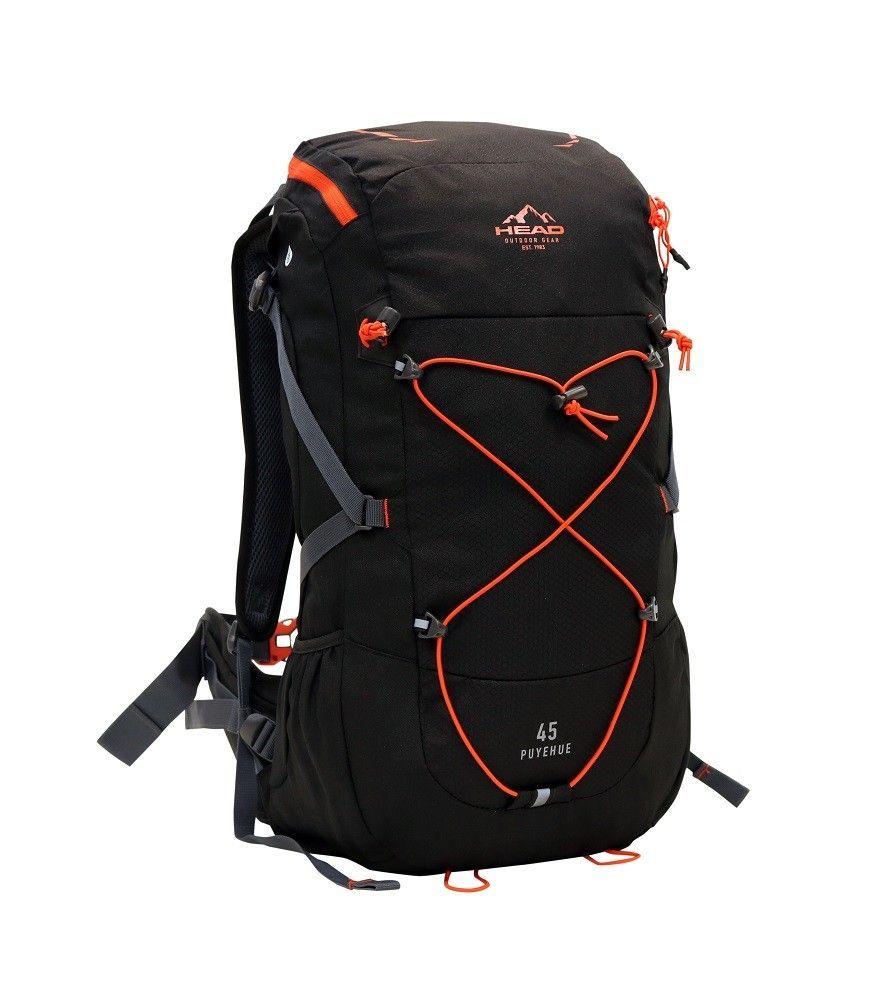 Mochila Outdoor Camping Puyehue 45 Negra Head  -0