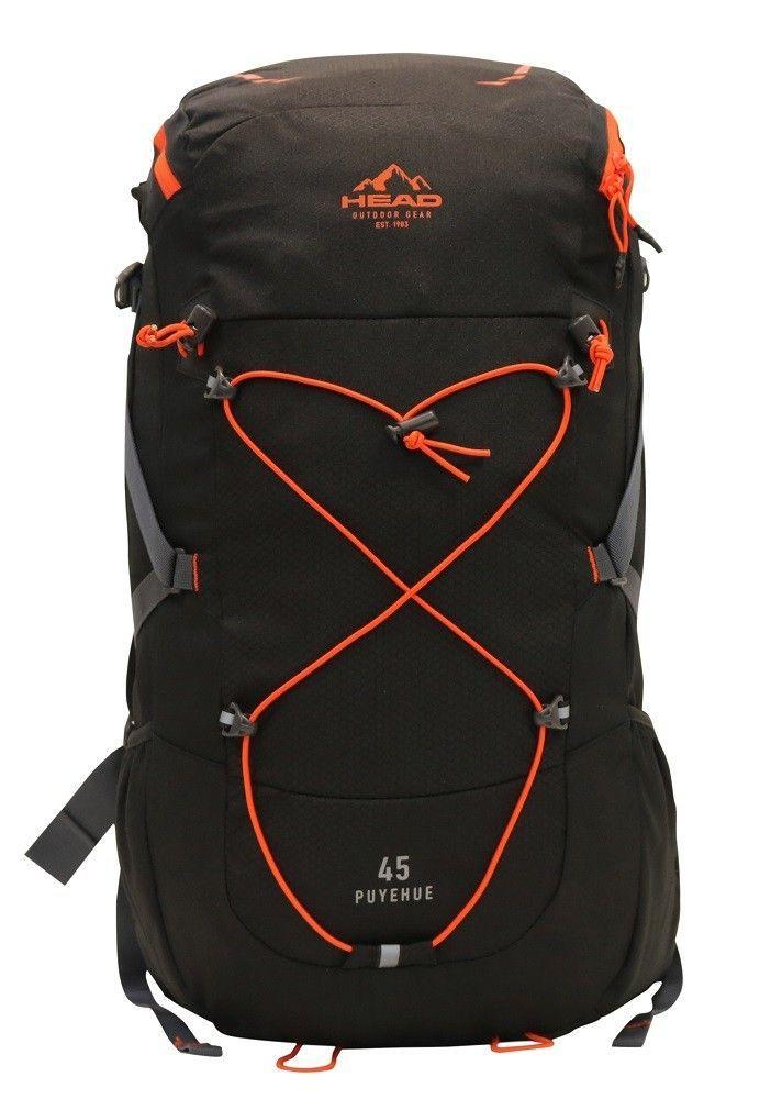 Mochila Outdoor Camping Puyehue 45 Negra Head  -4