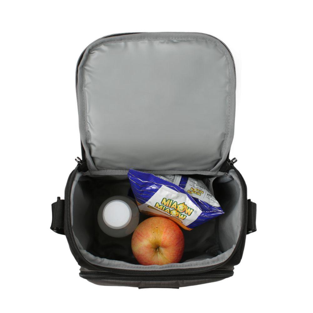 Lonchera Térmica Hombre Freeze Cuadros Verde Head-3