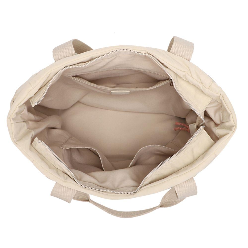 Bolso Mujer Magnolia Acolchado Beige Calu-2