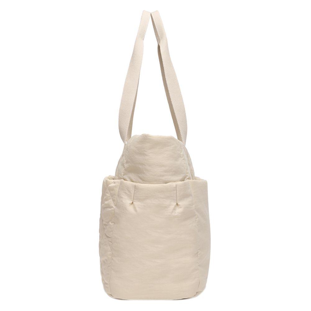 Bolso Mujer Magnolia Acolchado Beige Calu-3