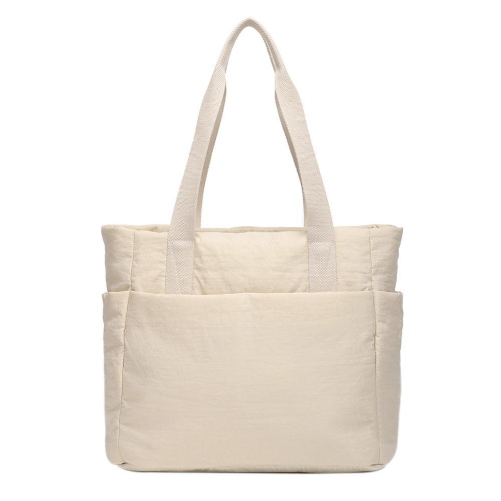 Bolso Mujer Magnolia Acolchado Beige Calu-4